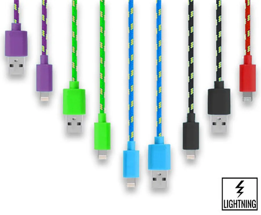 EUROKNALLER USB Naar Lightning Kabel Voor iPhone en iPad - 3 Meter!