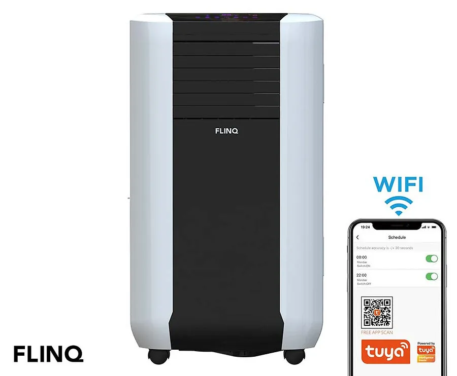 Flinq Slimme Mobiele Airco 15.000 BTU - Met Handige Tuya Smart App!