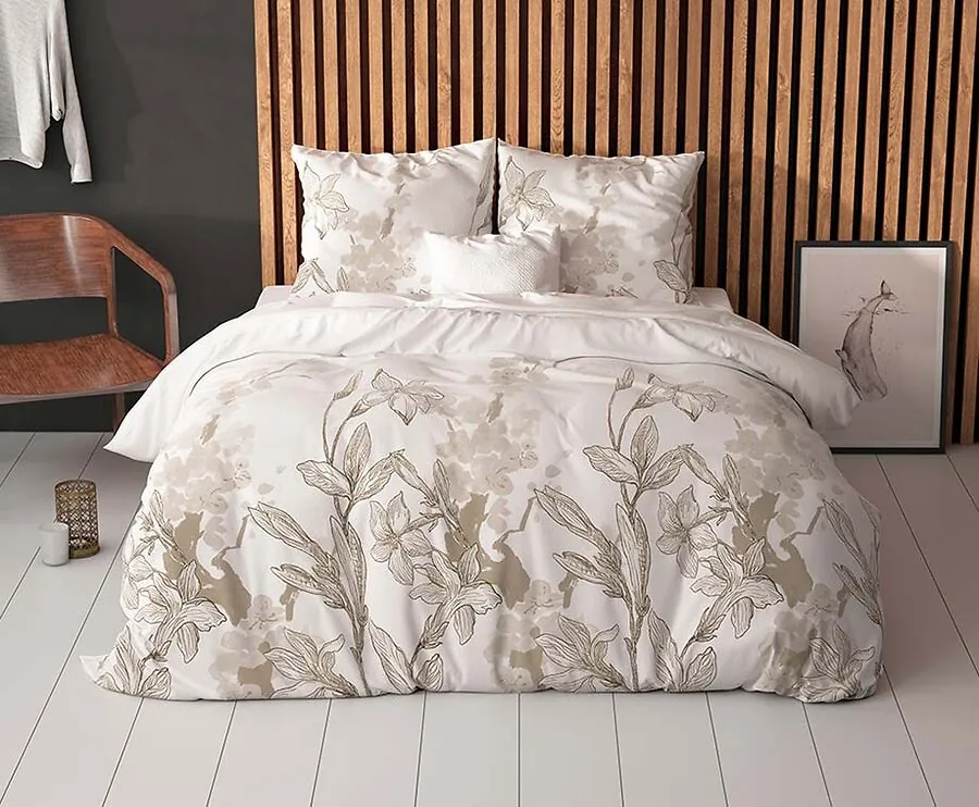 Sleeptime Dekbedovertrek - Flynn Wit - 200 x 200/220 | 2-persoons