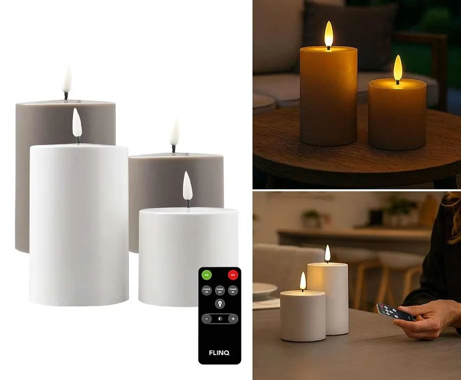 Oplaadbare LED Kaarsen 2 Stuks