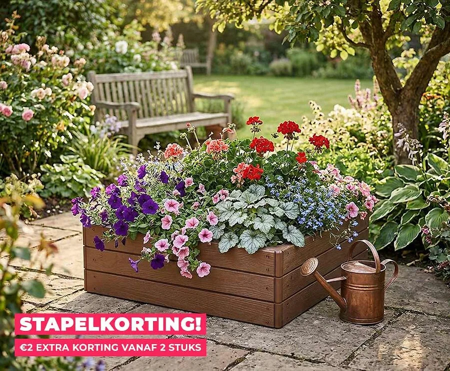 Flower Bed Perkrand Bruin - Voor De Mooiste Bloembedden En Moestuinen!