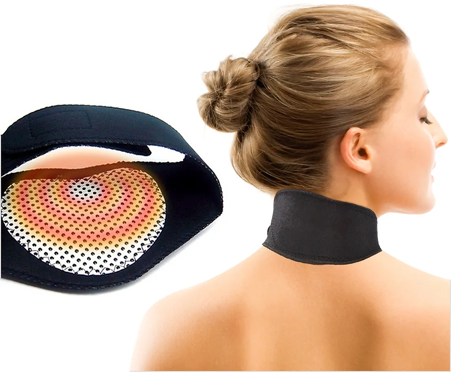 Zelfopwarmende Nekverwarmer Met Klittenbandsluiting - Stop Pijn In Nek & Schouders!