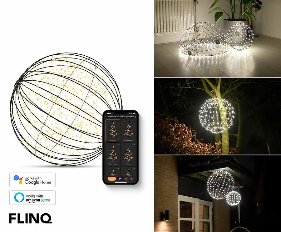 XL FlinQ Slimme Lichtbol 60 cm - Voor Binnen En Buiten!
