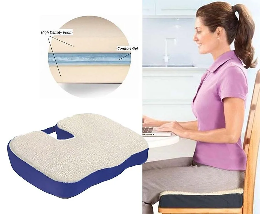 Konbanwa Soft Gel Seat - Ideaal Voor Autostoel, Rolstoel Of Andere Stoel!