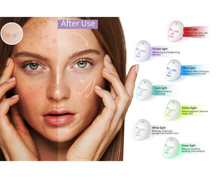 Gezichtsmasker Lichttherapie Oplaadbaar