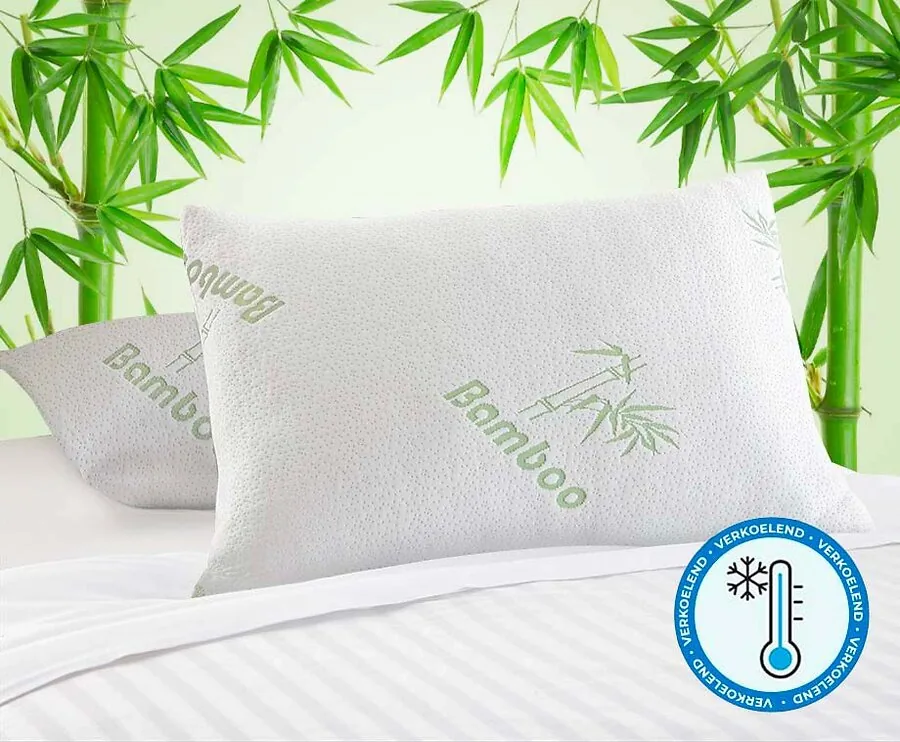 Verkoelend Softcell Bamboo Kussen - Vandaag 1+1 GRATIS!