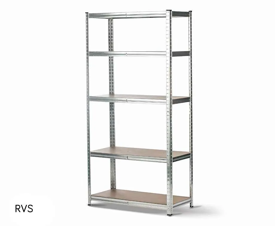 Stellingkast 5 Planken RVS 120 cm