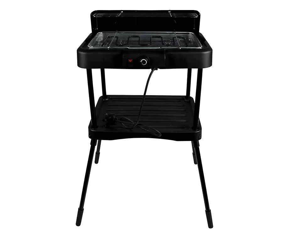 BBQ Elektrisch 2-In-1 - Kan Op Tafel Liggen En Op Poten Staan!