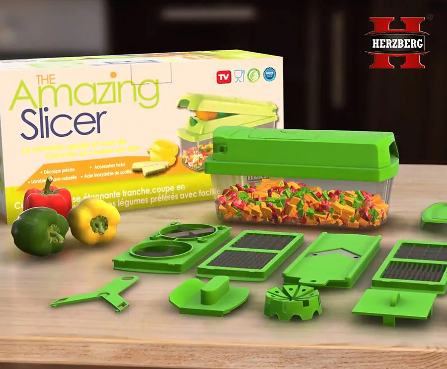Amazing Slicer Premium - Hakken, Snijden, Raspen En Meer!