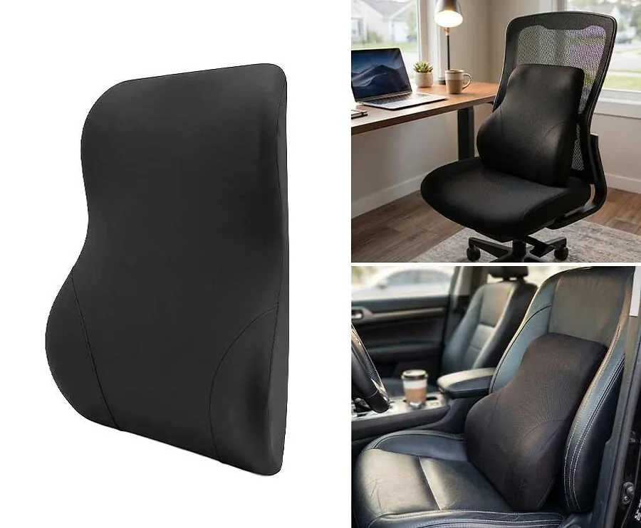 Rugkussen Deluxe Memory Foam - Gemaakt Uit Een Massief blok traagschuim!