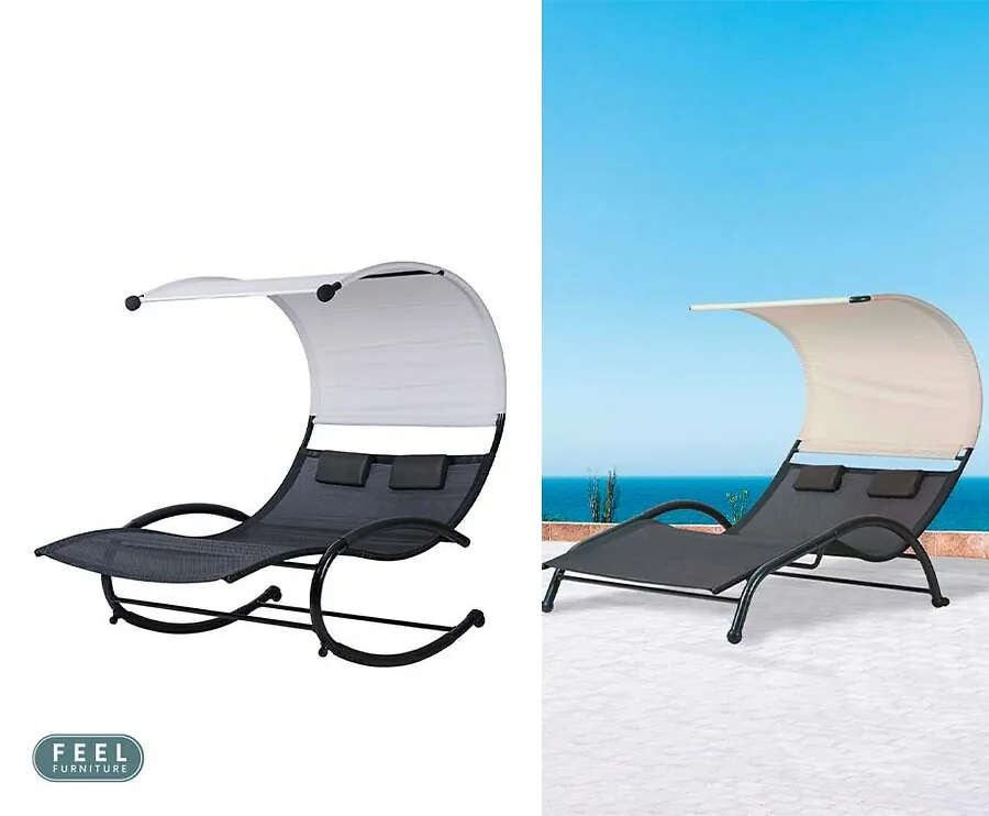 Feel Furniture Tweepersoons Ligbed - Laatste OPRUIMACTIE!