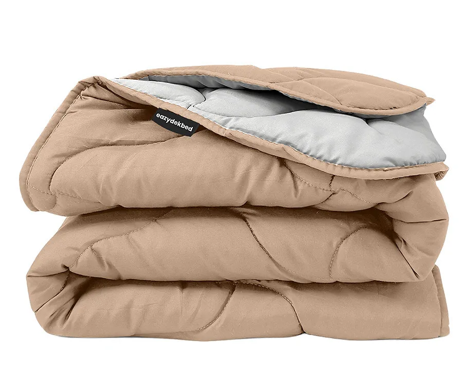 Dekbed Zonder Overtrek Zomer Taupe / Grijs 200 x 200 cm
