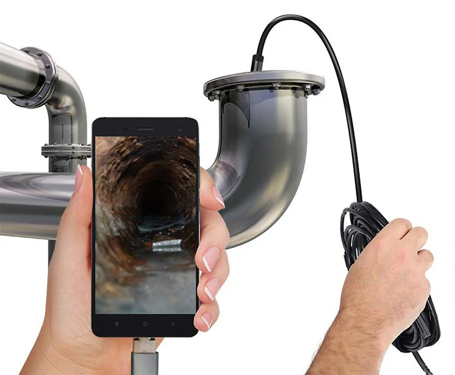Endoscoop HD Camera Pro Met WiFi - Met Een 3,5 Meter Flexibel Snoer! 