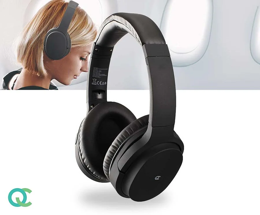Flinq Noise Cancelling Koptelefoon - Verminderd Omgevingsgeluid!