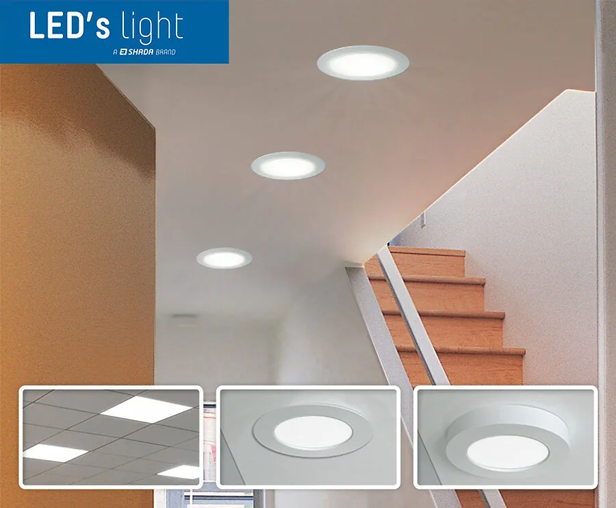 LED Panel Voor Inbouw & Opbouw - Rond Of Vierkant Model!