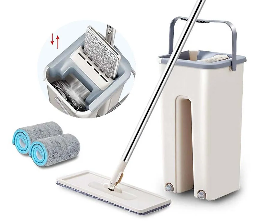 Harry Smarty Flat Mop - Met Innovatief Zelfreinigend Mechanisme!