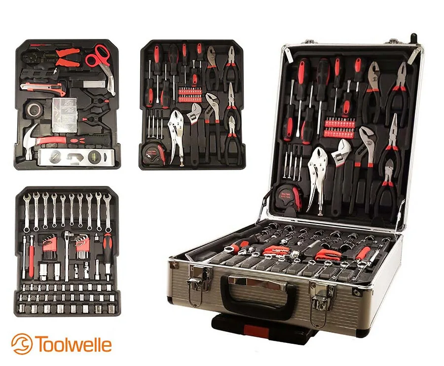 399-Delige Toolwelle Platinum Gereedschapstrolley - Gigantisch Veel Hoogwaardig Gereedschap!