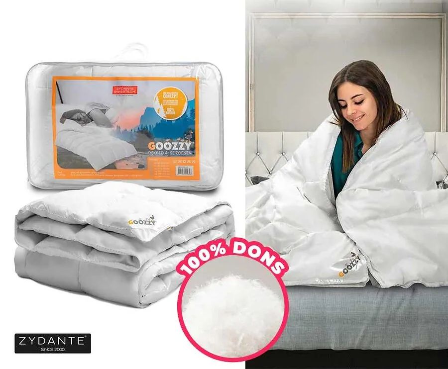 100% Donzen Dekbed Goozy - Heerlijk Warm En Luchtig!