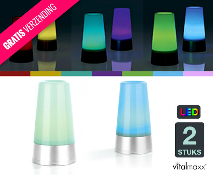 Vitalmaxx LED Mood Lights Duurzame Sfeerverlichting - GRATIS Verzending!