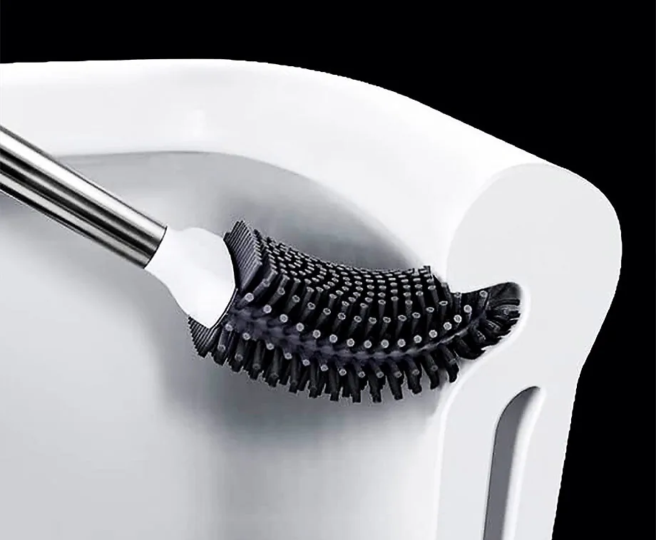 Toiletborstelset Siliconen met Houder