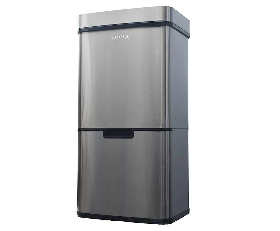 Prullenbak met Sensor 72 Liter RVS