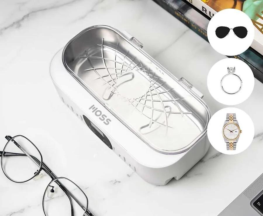 Moss Ultrasonic Reiniger - Voor Perfecte Reiniging Van Brillen, Sierraden En Meer!
