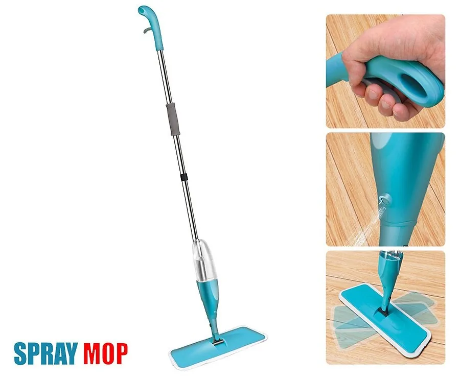 Spray Mop - Supersnel Schoonmaken Zonder Bukken En Wringen!