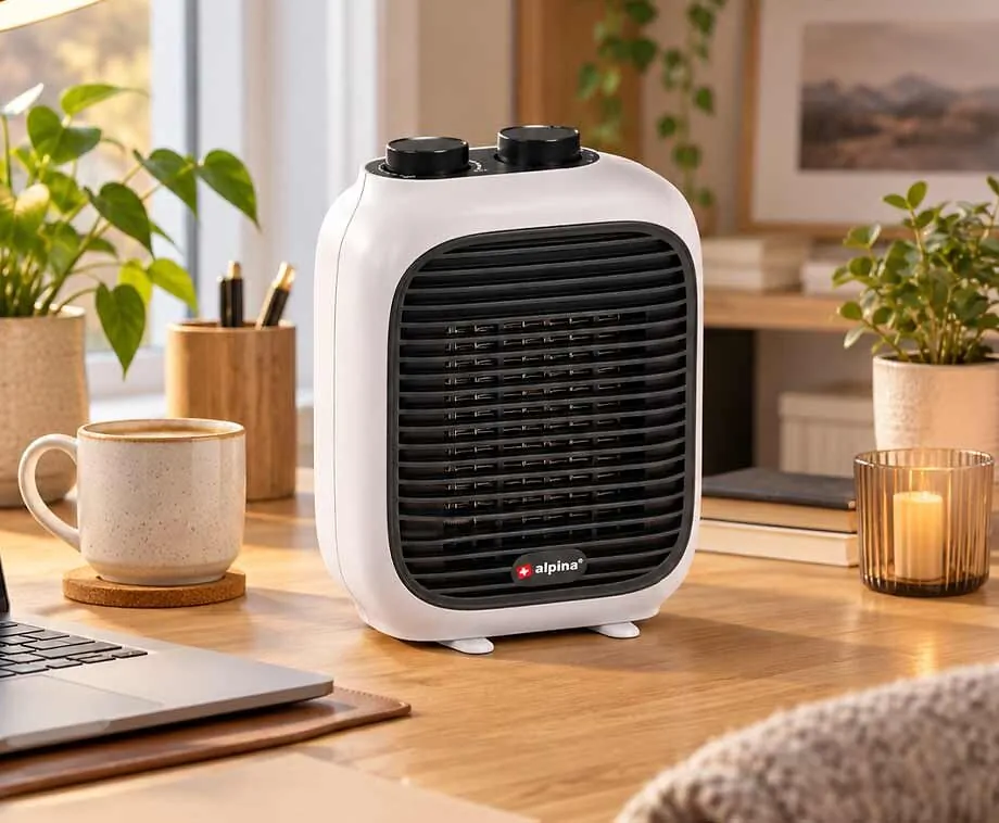 Ventilatorkachel Draagbaar 1500W met Thermostaat