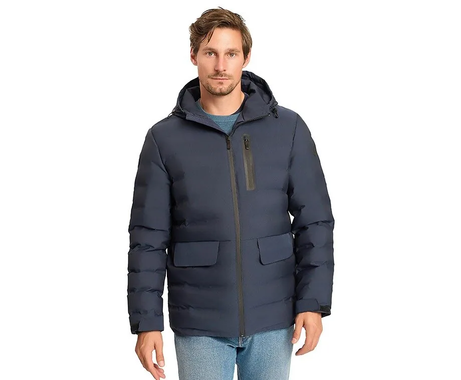 Mario Russo Padded Woven Jacket Navy XL