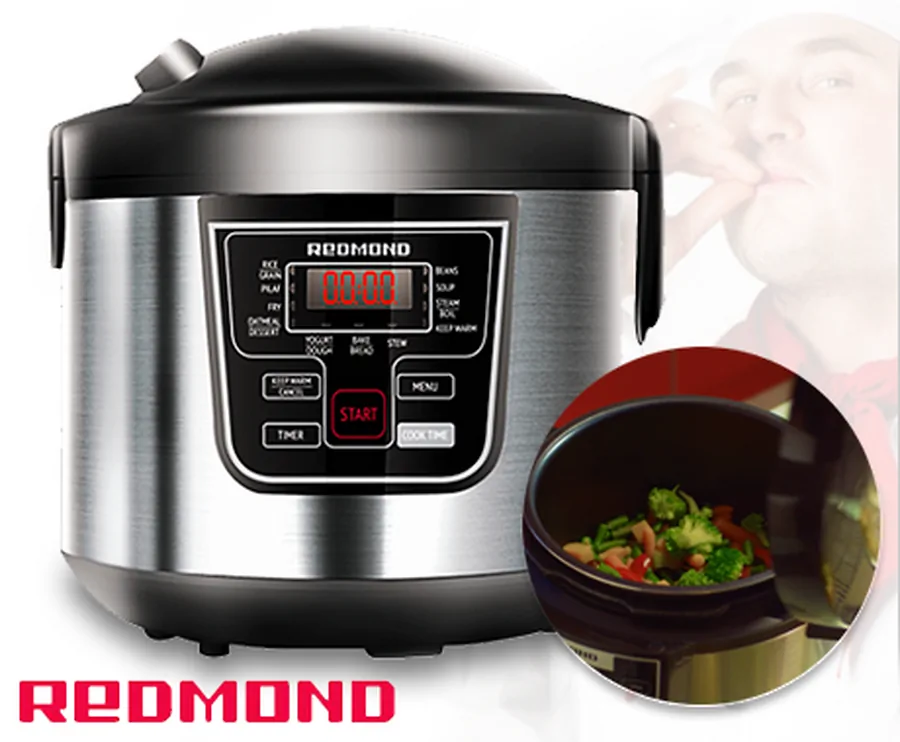 Redmond Multicooker - Gemakkelijk Gezond, Vers, Voedzaam en Smaakvol Eten!