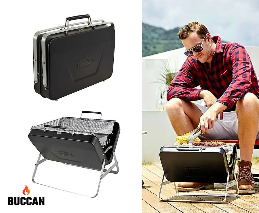 Buccan BBQ Grillcase - Opvouwbare Portable Barbecue!