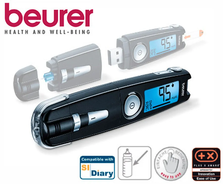 Beurer GL50 Glucosemeter - Meet Snel, Nauwkeurig En Succesvol!