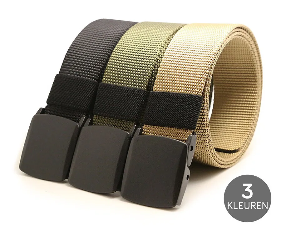 Herenriem Met Automatisch Gesp - Verkrijgbaar In 3 Verschillende Kleuren!