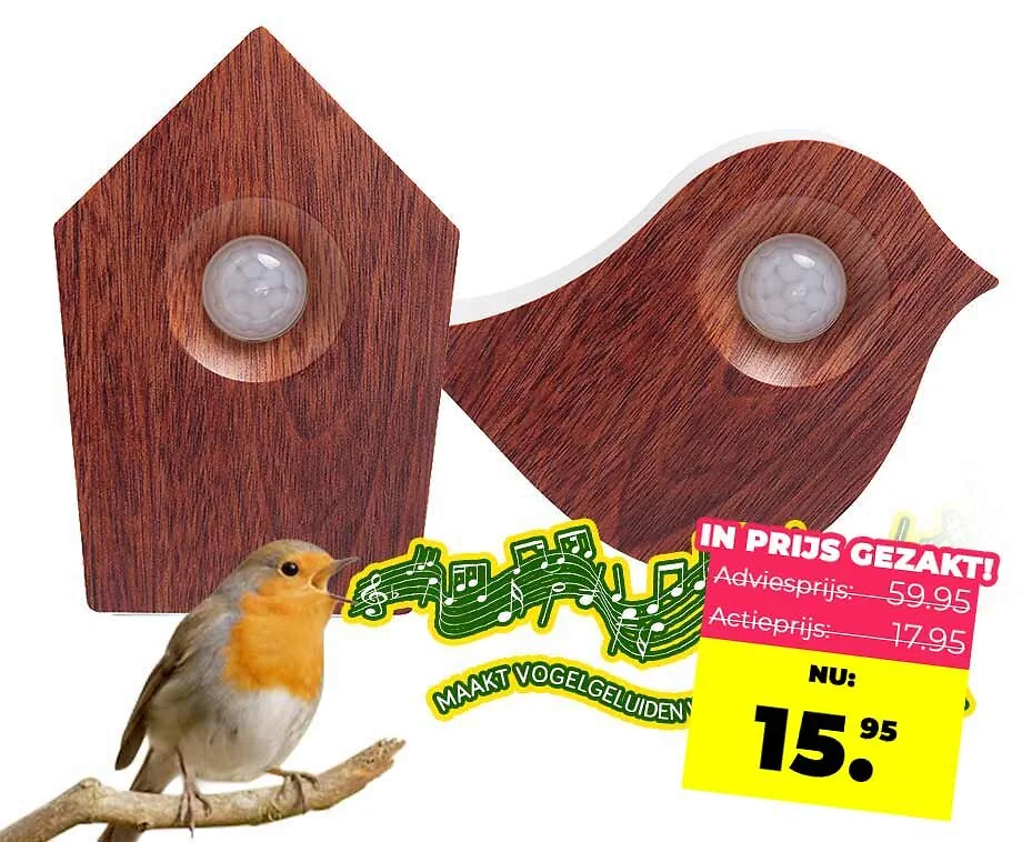 Vogelzang Doosje Met Sensor