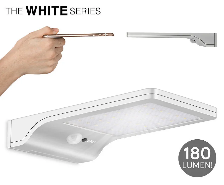 Ultra Dunne Solar LED Buitenlamp - Geeft Extreem Veel Licht!