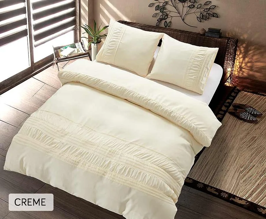 Plymouth Dekbedovertrek-Crème-200 x 200/220 | 2-persoons