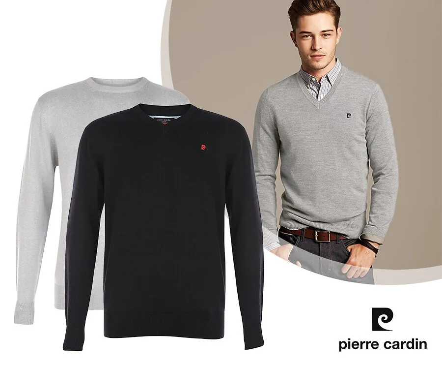 Pierre Cardin Pullover - Verkrijgbaar In 2 Kleuren En Maat S t/m XXL!