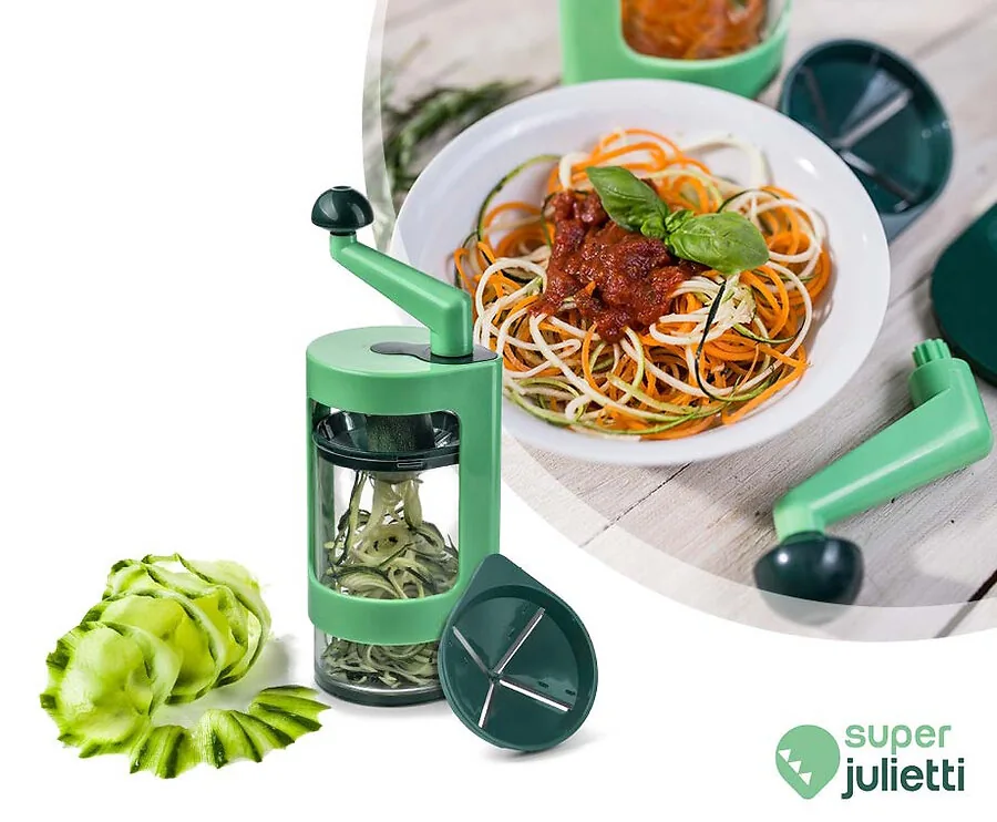 Super Julietti Spiraalsnijder - Maak Gezonde Spaghetti, Rauwkost En Salades!
