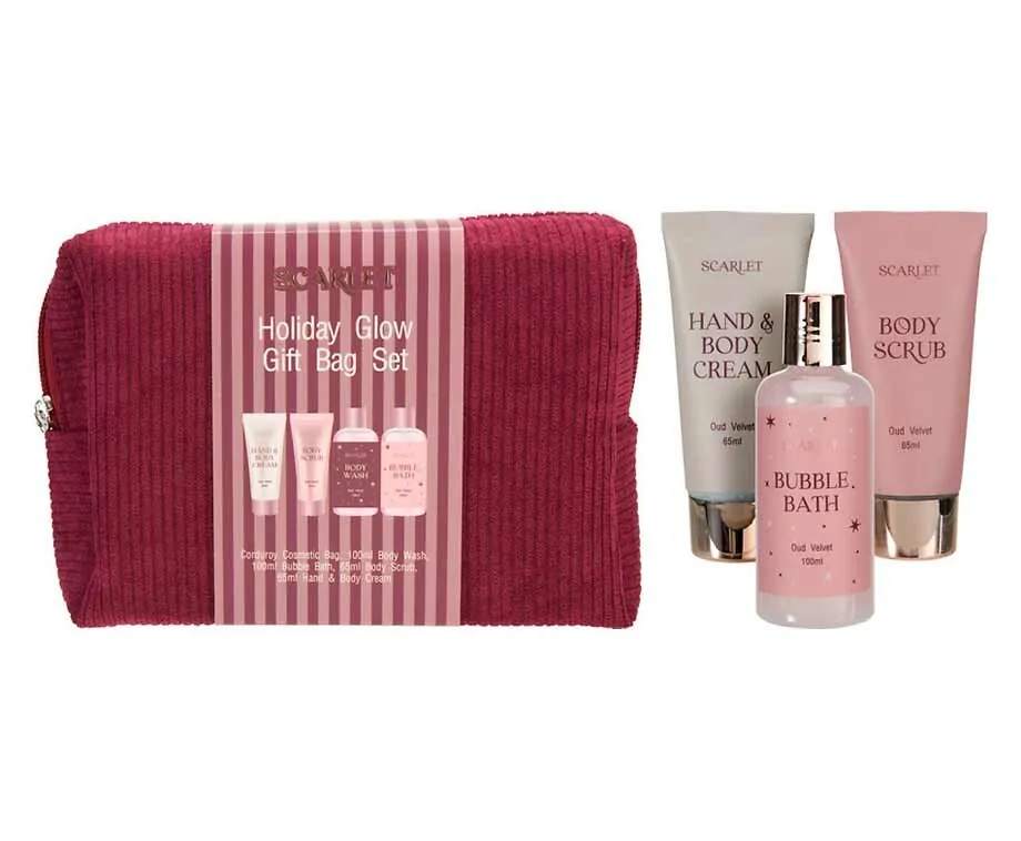 Badverzorging Giftset 4-delig in Corduroy Cosmeticatas