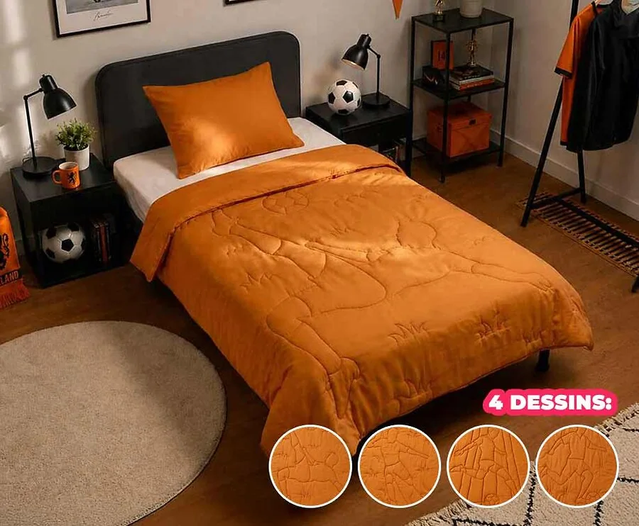 Oranje WK Wasbaar Eazy Dekbed - Slapen Als Een Echte Voetbalkampioen!