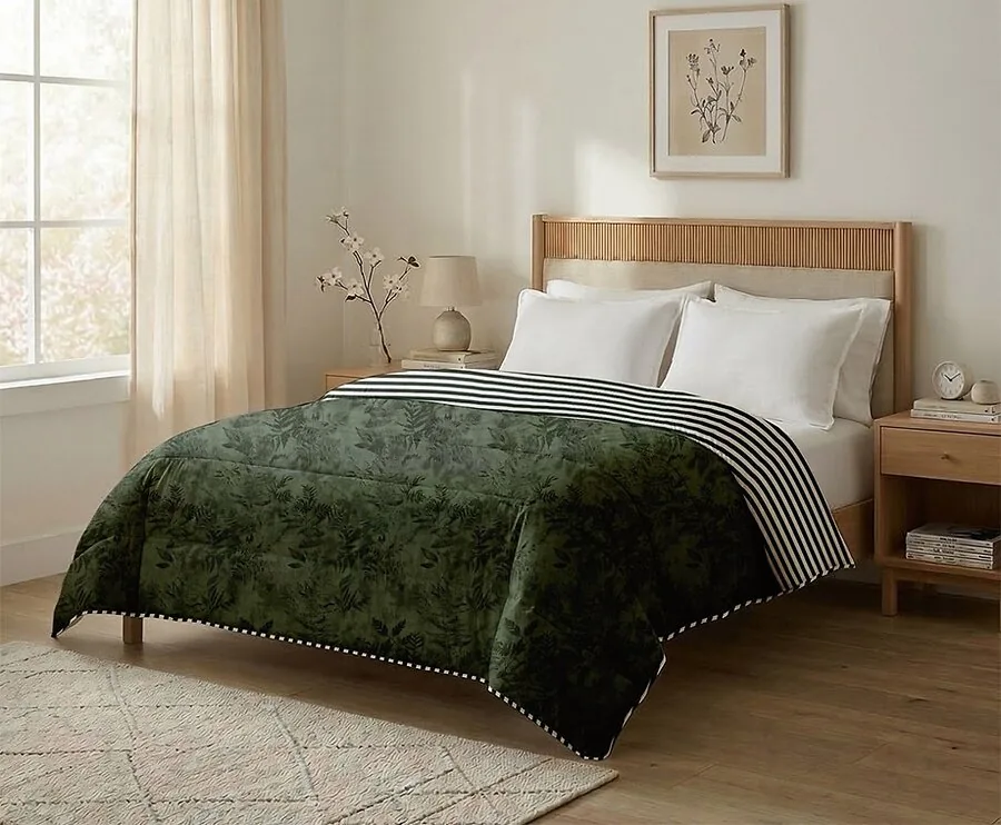 Eazy Dekbed Groene bossen-140 x 200 cm