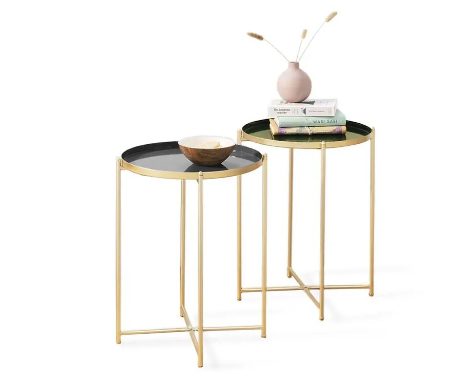 Bijzettafel Ella Lifa Living - Verkrijgbaar In 2 Kleuren!