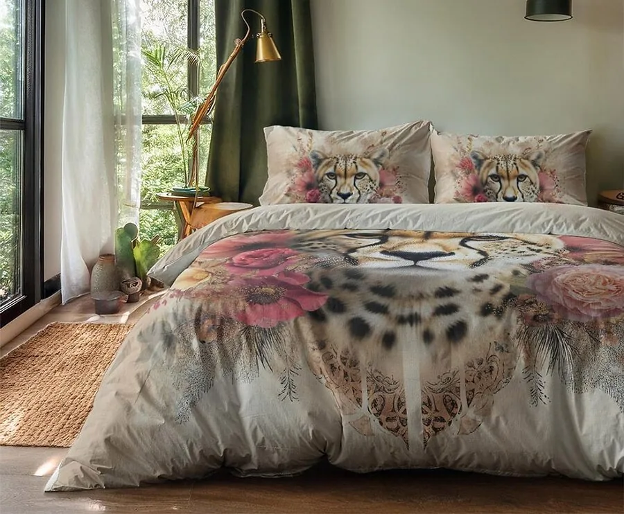 Dekbedovertrek Bohemian Sprint 140 x 200/220 | 1-persoons Dierenprint