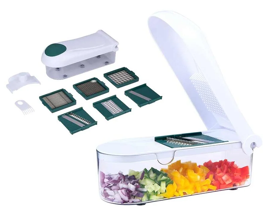 9-Delige Keukensnijder Set Multifunctioneel - Supersnel Snijden Zonder Gedoe!