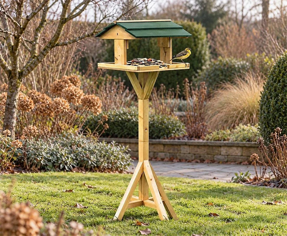 Vogel Voederhuis Hout