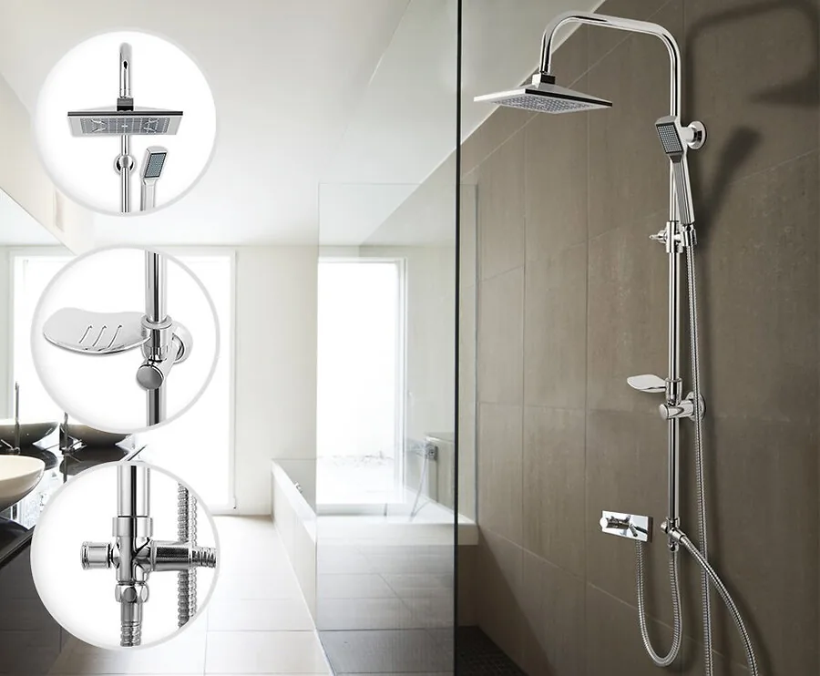 Grote RVS Regendouche - Met Afneembare Handdouche!