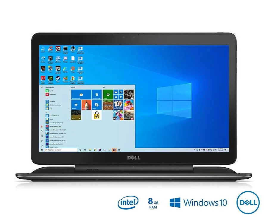 Dell Latitude 13.3" Laptop En Tablet Refurbished - Intel M5 Processor, 256GB SSD En Windows 10!