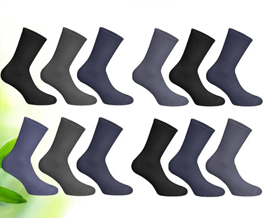 12 Paar Zachte En Comfortabele Bamboe Basics sokken - Verkrijgbaar In Verschillende Kleuren!