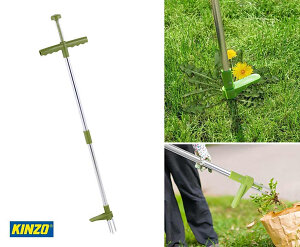 Kinzo Onkruidsteker Met Lange Steel - Verwijder Onkruid Zonder Te Bukken!