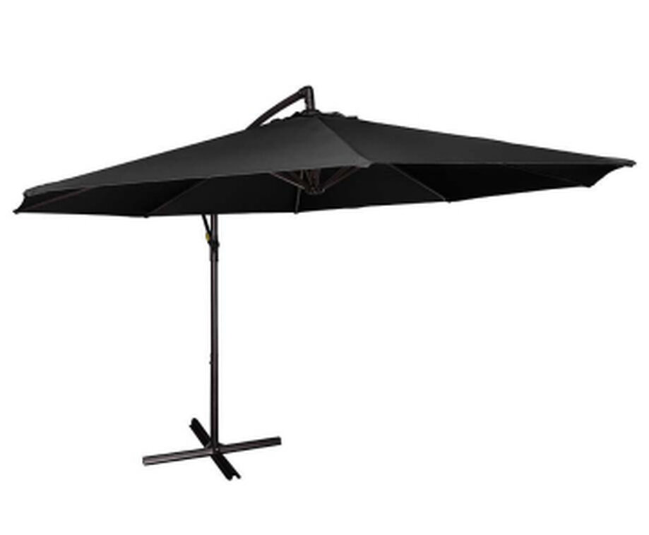 XXL Zweefparasol 3 Meter Zwart